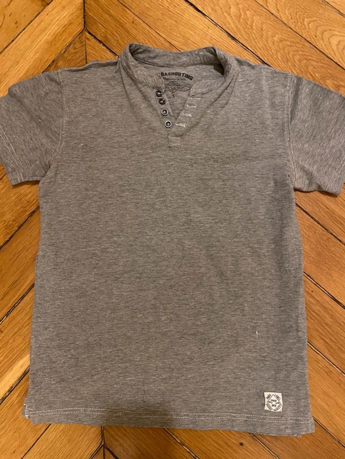 TEE shirt Parashooting  gris  taille S