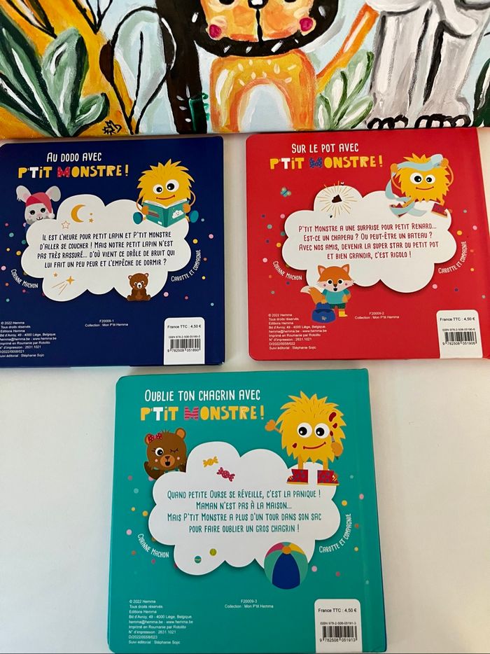 Lot livres p'tit monstres - photo numéro 3