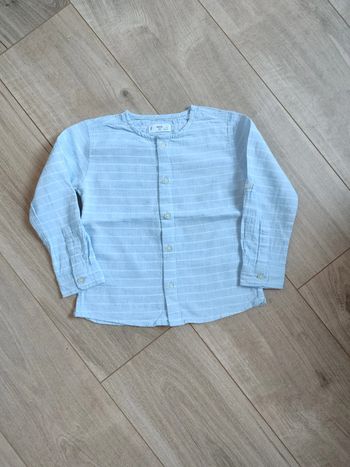 Chemise col mao 3-4 ans