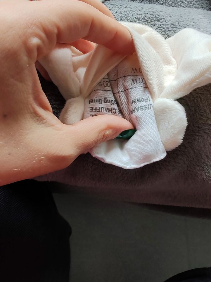 Ceinture anti colique noyau de cerise tineo - photo numéro 4