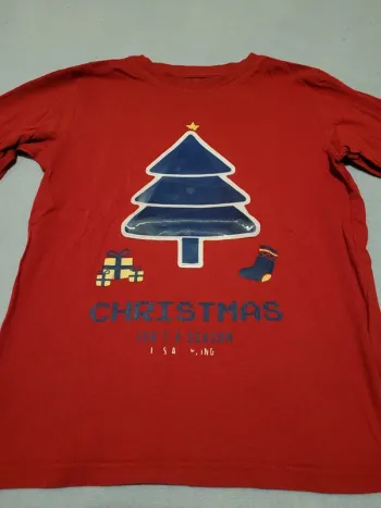 Tee-shirt Noël taille 7 ans