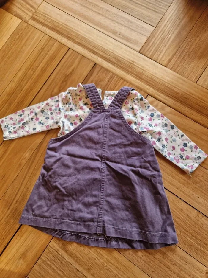 Ensemble robe et t-shirt 6 mois - photo numéro 2