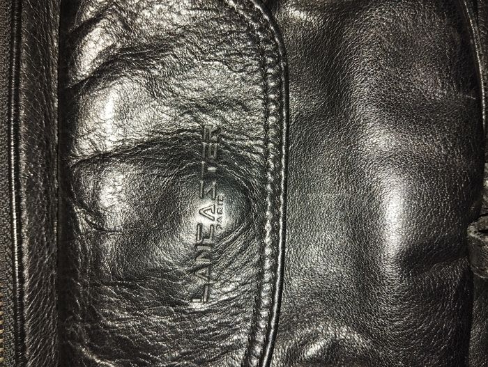 Sac Lancaster soft vintage en cuir véritable noir sac de grande capacité - photo numéro 5