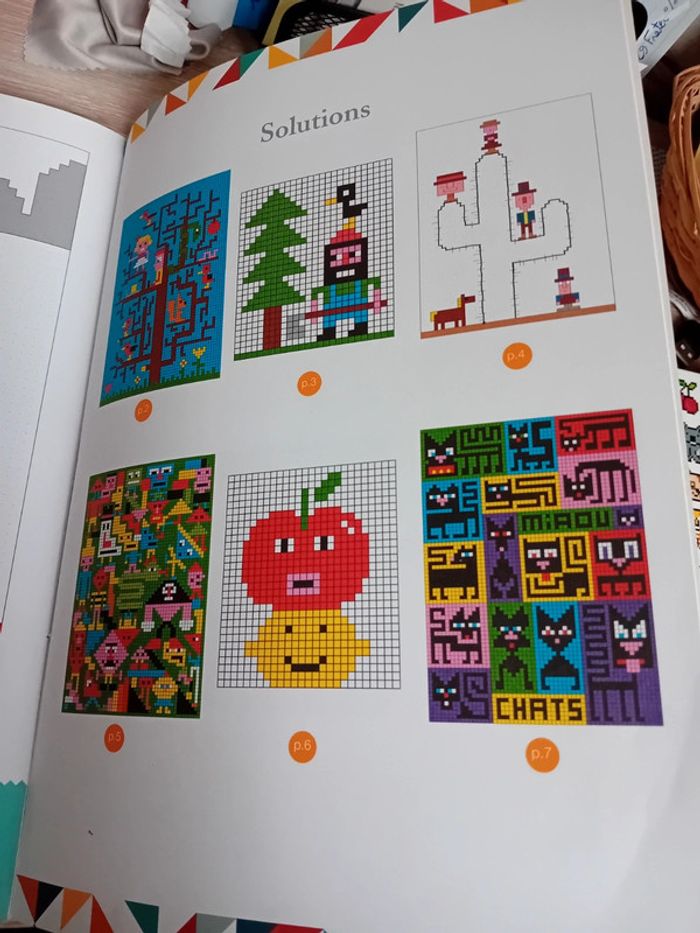 Lot de cahiers pixel art - photo numéro 4