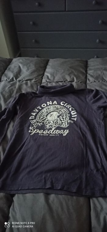 Pull col  roule 14 ans