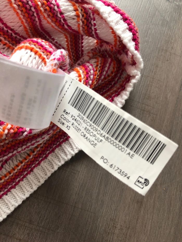 Pull Bonobo printemps taille XS multicolore rayé - photo numéro 6