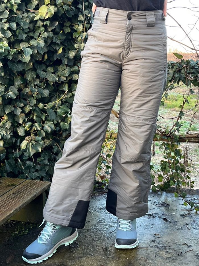 Pantalon de ski taille mi haute évasé, gris - Columbia - photo numéro 4