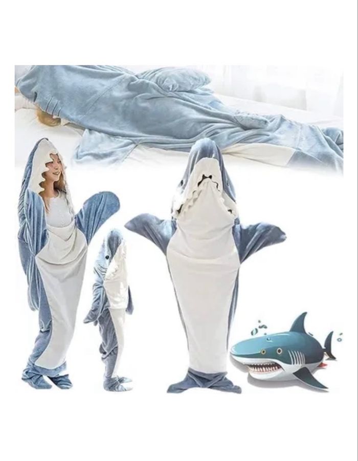 Sac de couchage/Plaid requin - photo numéro 7
