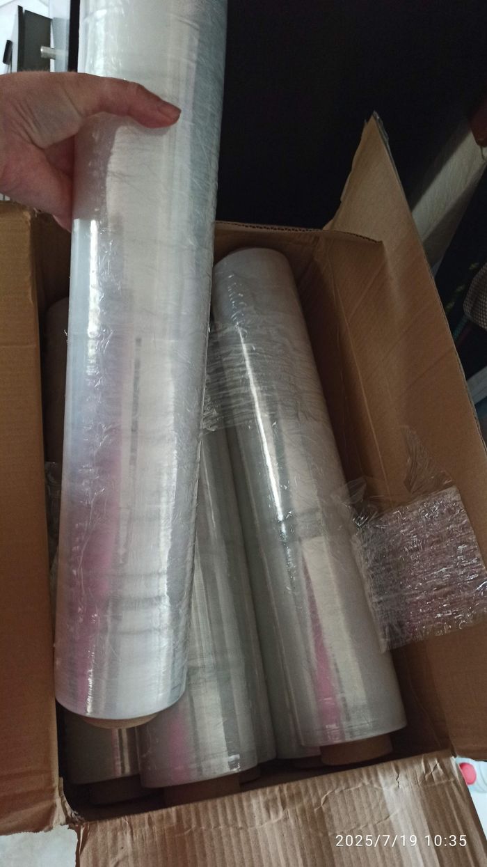 Film etirable transparent 0.5m x 350m 2.5kg 23 microns