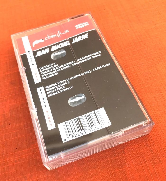 Cassette audio Jean Michel Jarre En concert Houston Lyon (1987) Disques Dreyfus FDM 36147-4 - photo numéro 4