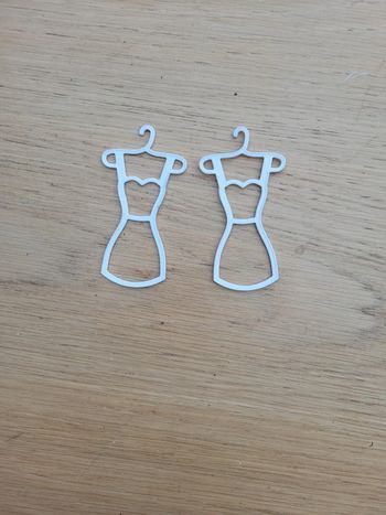 Lot tringle panderie pour vêtement de poupée