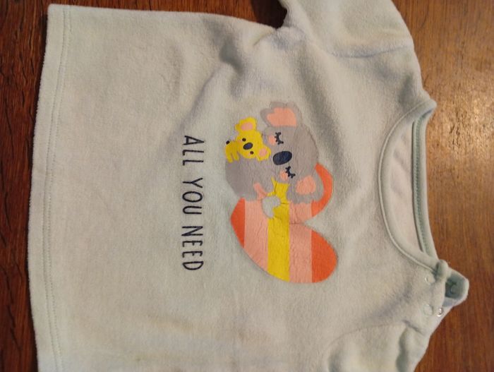 Pyjama 2 pièces taille 6 mois marque in extenso - photo numéro 4