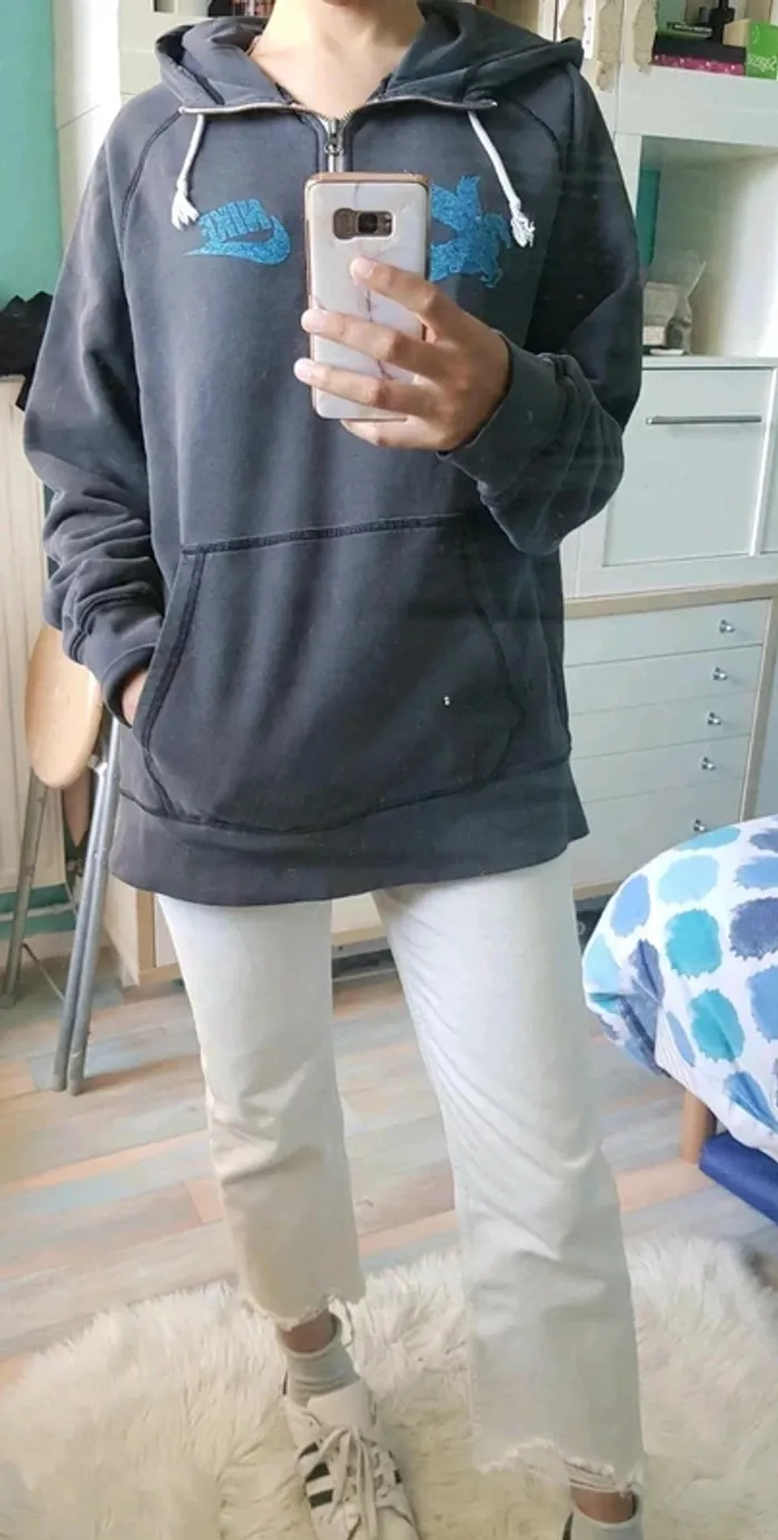💦Sweat a capuche oversize nike pegasus air taille L - photo numéro 4