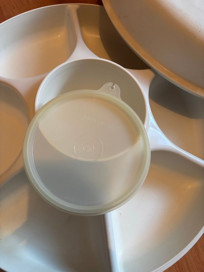 Plateau pour apéritif vintage Tupperware - photo numéro 2