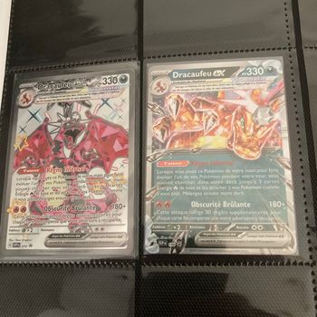 Lot 2 cartes Pokémon dracaufeu