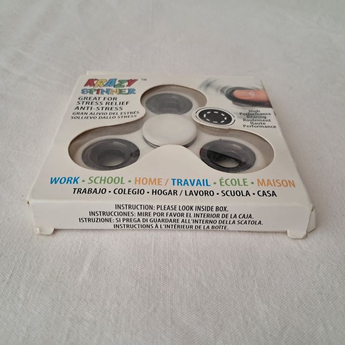 Krazy Spinner Hand spinner blanc NEUF - photo numéro 3