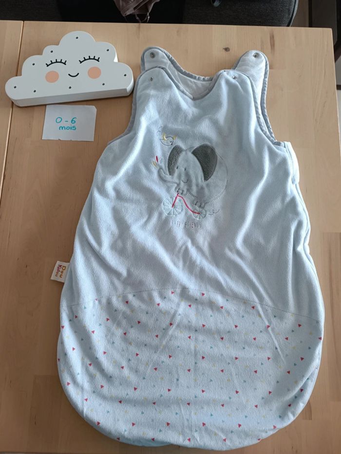 Gigoteuse mixte 0/6 mois chaude éléphant