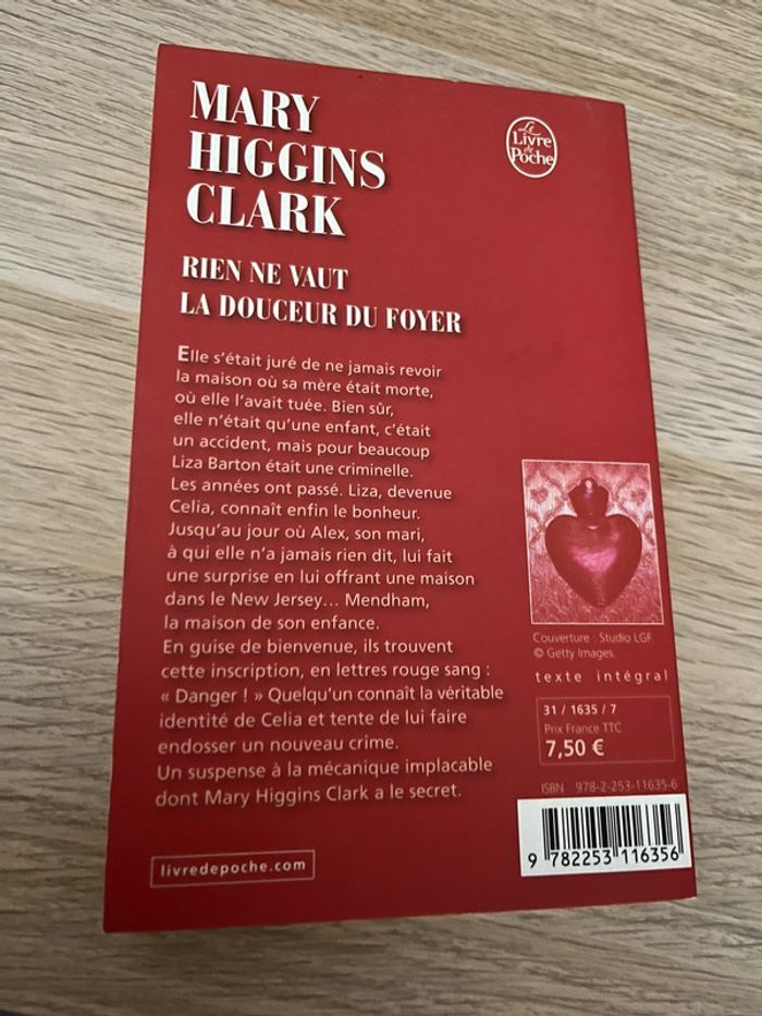 Livre de poche Mary Higgins Clark - photo numéro 2