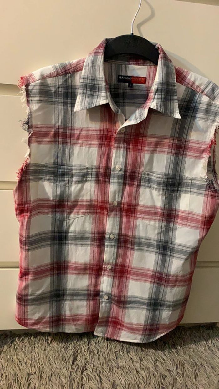 Jolie chemise sans manche (taille L) - photo numéro 7