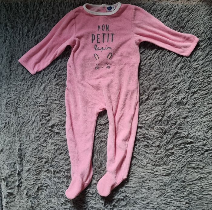 Grenouillère rose (Mon Petit Lapin 🐰) 24mois