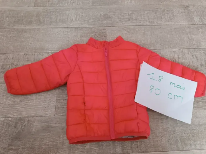 Manteau obaïbi 18 mois 80 cm