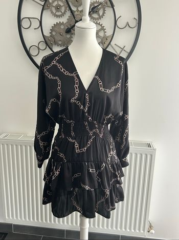 Robe satinée Zara taille S