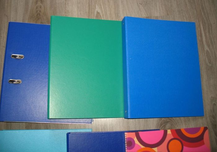 LOT DE 5 GRANDS CLASSEURS - DOS 4,5 cm - NEUF - n°04 - photo numéro 2