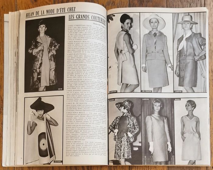Ancien magazine Mode et travaux 1966 avec 3 patrons + supplément n°784 vintage - photo numéro 7