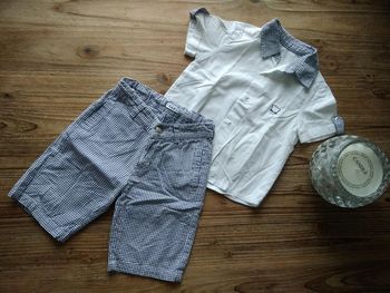 Ensemble short/chemise garçon 18 mois