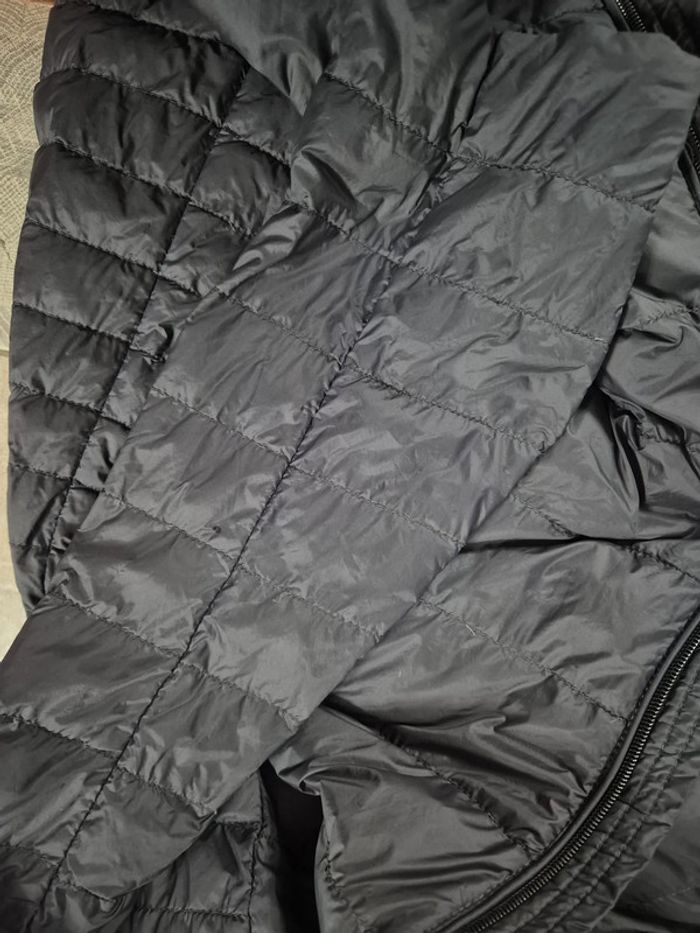 Veste longue 3/4 Michael Kors gris foncé noir pour femme package down fill - photo numéro 11