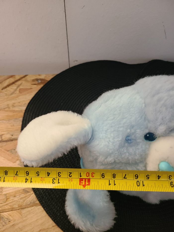 vintage Peluche 1984 années 80 années 1980 Care Bear Cousins Peluche - Swift Heart Rabbit - photo numéro 4