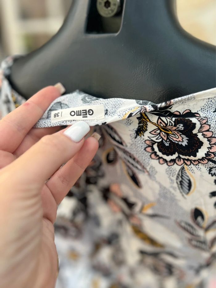 Combishort combinaison d’été gemo à bretelles motif africain wax - photo numéro 4