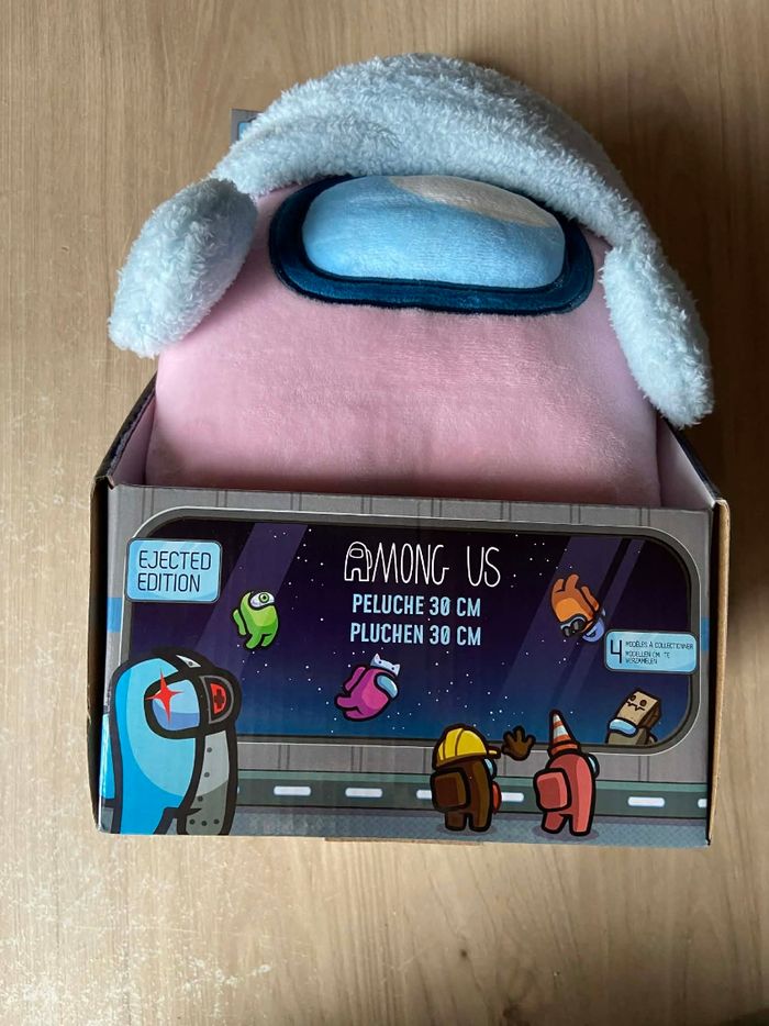 Peluche Among us ejected édition 30cm Rose
Neuf