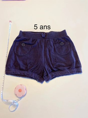 Short violet 5 ans