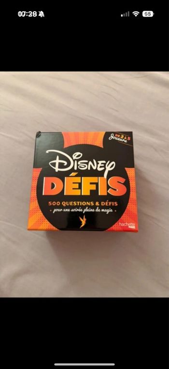 Jeu disney défis 