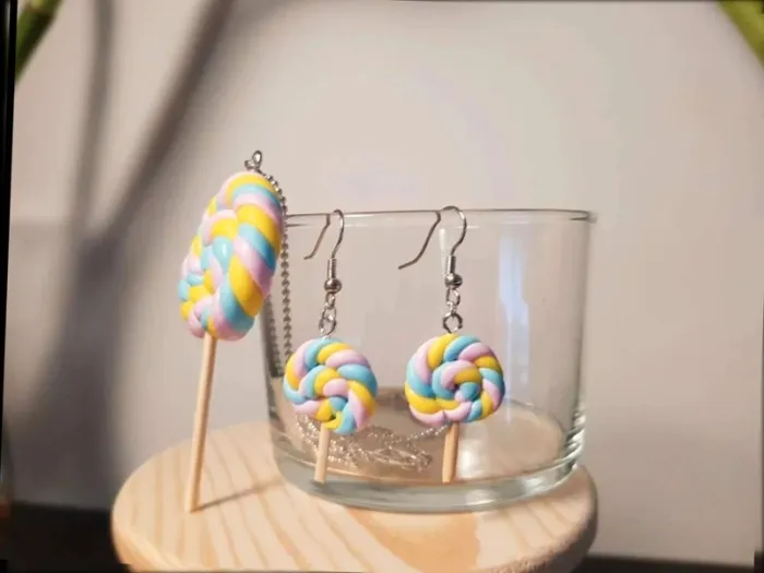 Parure bijoux sucette  friandise