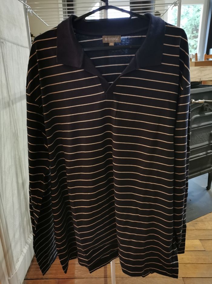 polo homme manches longues