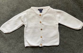 Gilet de coton 1m blanc Kiabi