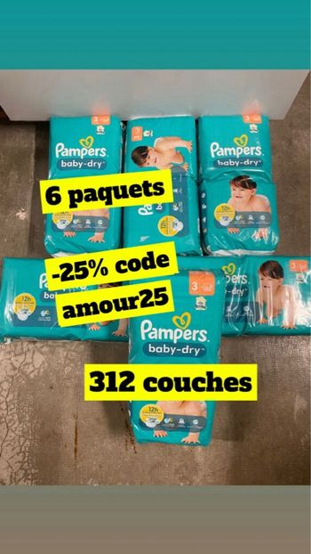 Pampers Baby Dry Taille 3