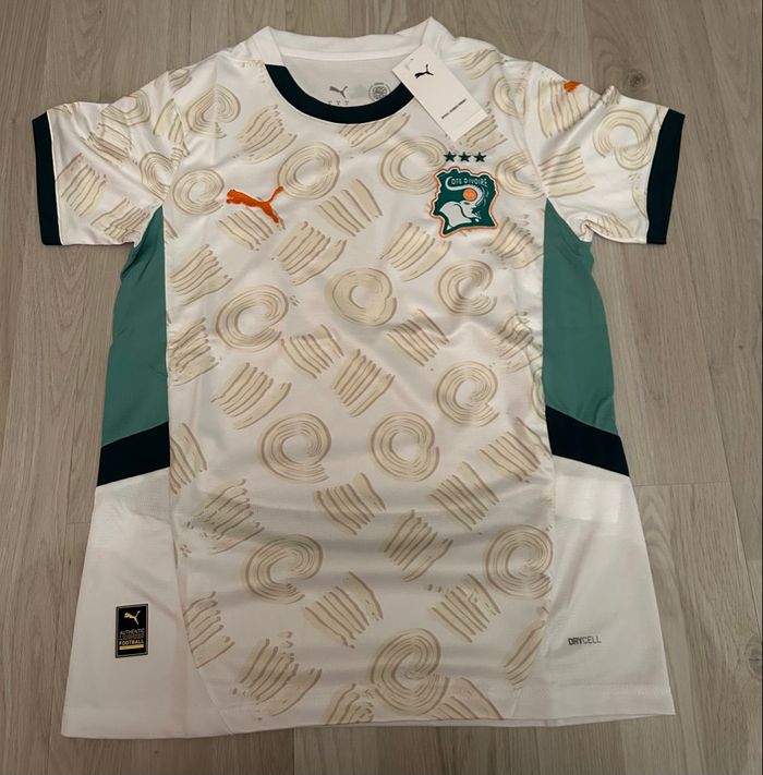 Maillot cote d’ivoire 2025 blanc S