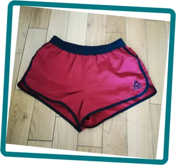 Short de bain rouge Reebok Taille S