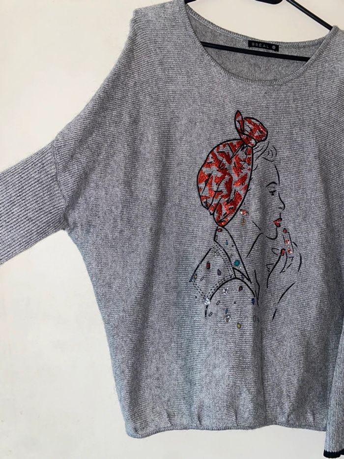 Pull avec strass - photo numéro 8