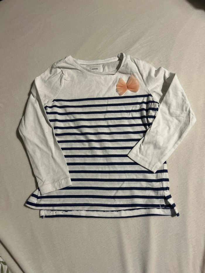 T-shirt fille manche longue 3 ans