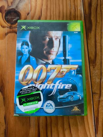 Boîte james Bond nightfire xbox