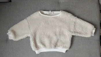 Pull moumoute blanc crème | 2 ans