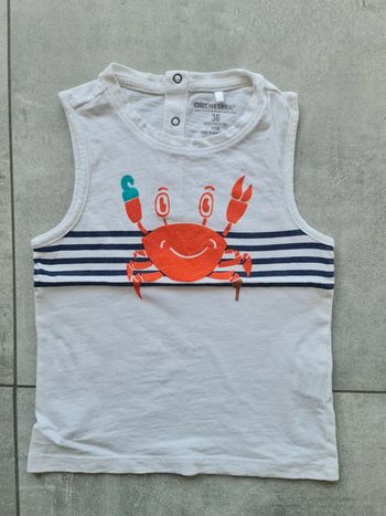 T-shirt sans manches marcel 36 mois