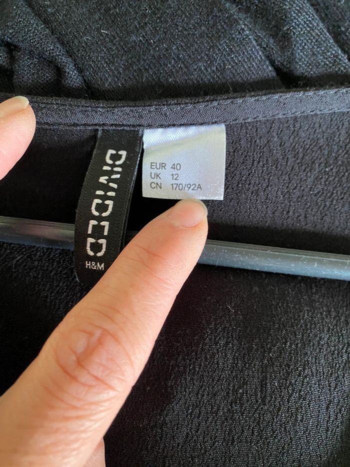 Blouse avec ceinture H&M Taille 40 - photo numéro 4