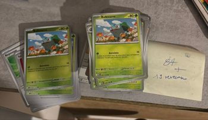 Lot de 142 cartes Pokémon Méga-Évolution ME01 dont 2 EX et 29 reverse