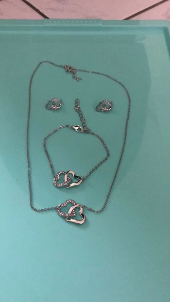 Parure 3 pièces « coeur »