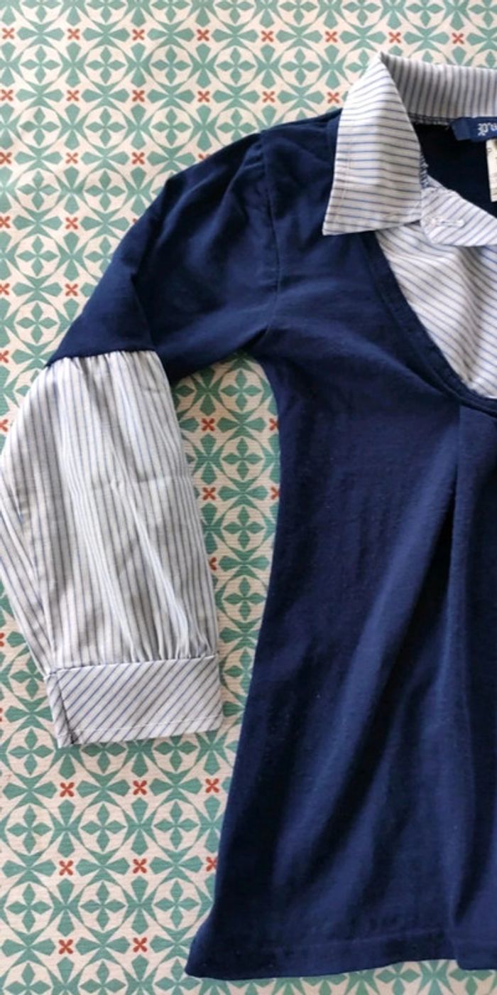 T-shirt effet superposition 8 ans - photo numéro 2